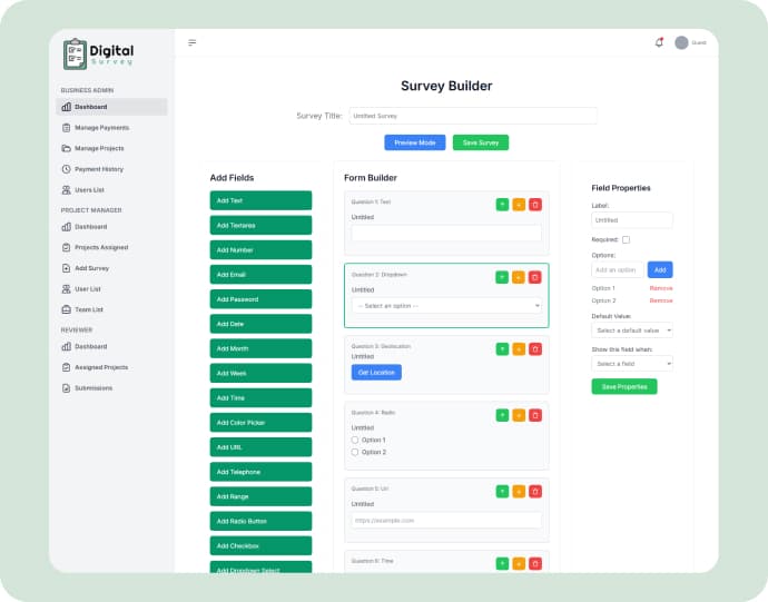 Digital Survey Platform